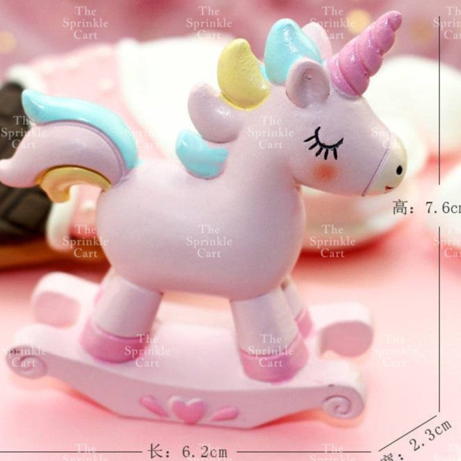 Unicorn Themed Cake Topper Birthday Decoration Happy Birthday Unicorn Horn Cupcake Set
