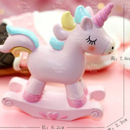 Unicorn Themed Cake Topper Birthday Decoration Happy Birthday Unicorn Horn Cupcake Set