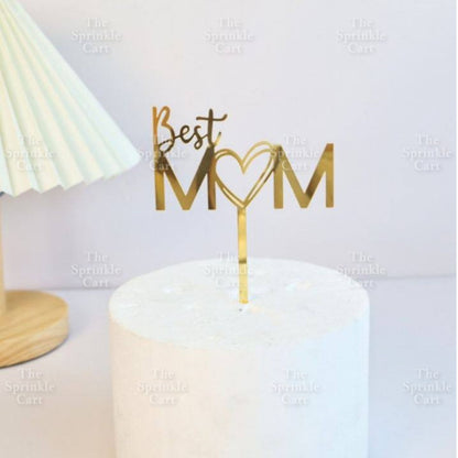 Mother’s Day Father’s Day Theme Cake Acrylic Paper Topper Decoration TSC