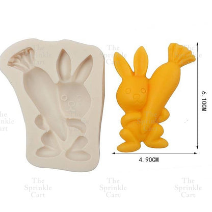 Easter Egg Bunny theme Silicone Mould Fondant Chocolate Cake Crafting Jelly Bakeware Tool TSC