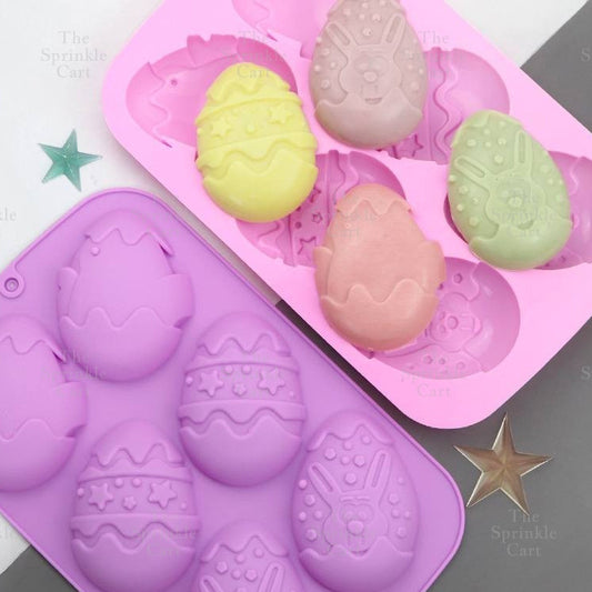 Easter Egg Bunny theme Silicone Mould Fondant Chocolate Cake Crafting Jelly Bakeware Tool TSC