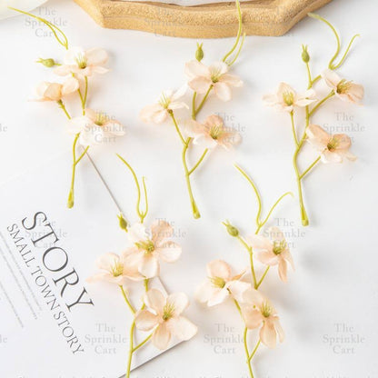 5pcs set Colorful Artificial Mini Stem Flower DIY Home Wedding Birthday Party Decoration TSC