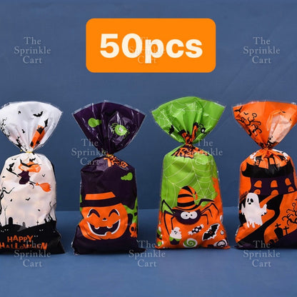Cookie Packaging OPP Plastic Bag Halloween Christmas Pastry Bag Transparent Cookie Plastic Bag