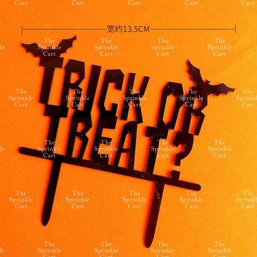 Halloween Themed Sprinkles Lootbag and Topper Decoration TSC