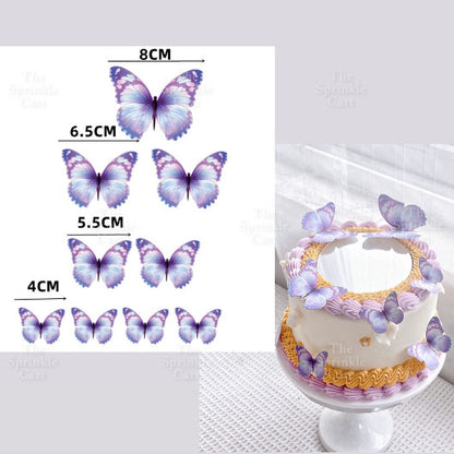 Butterfly cake topper for decoration Girl Fan cake topper