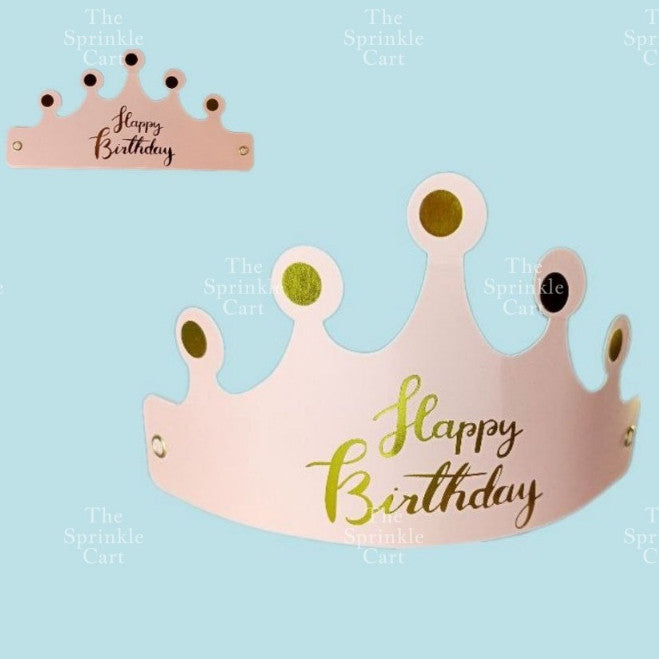 Happy Birthday Crown Cake Birthday Party Supplies Hat Birthday TSC
