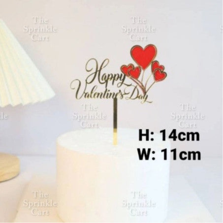 Merry Christmas Happy New Year Holidays Valentines Love Acrylic Cake Topper Decoration TSC