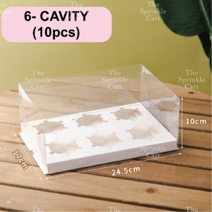 Cupcake Box with holder Brownies Revel Bar Muffin Pastry Packaging TSC