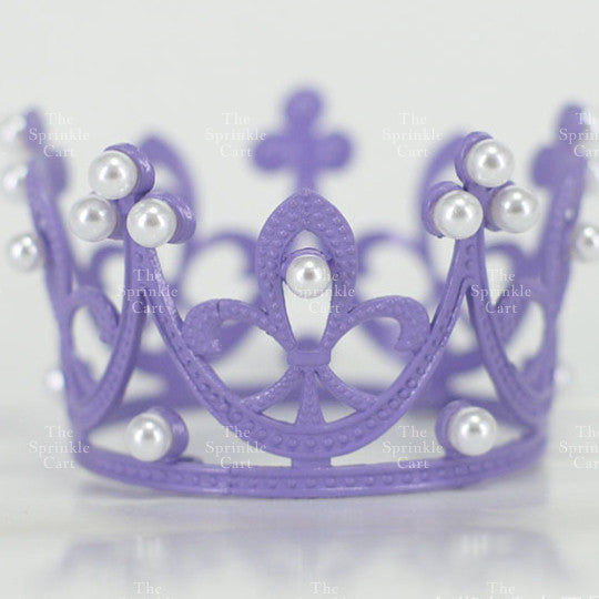 Crown Cake Topper Princess Birthday Celebration Queen Gold Silver
