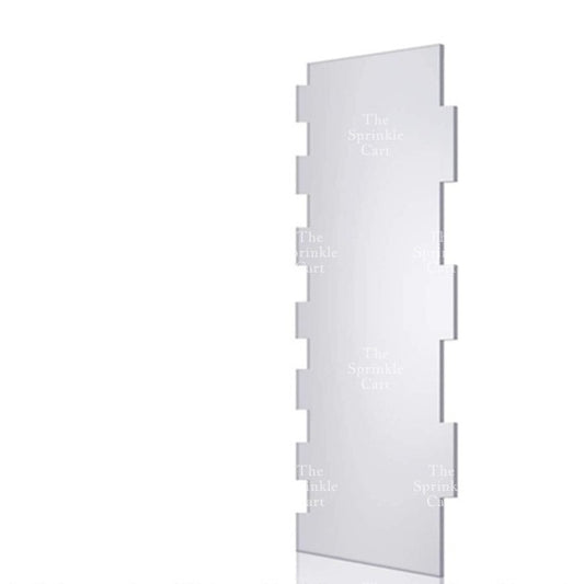 Double Edge Acrylic Scraper and Round Smoother  Cake Decoration Tools TSC