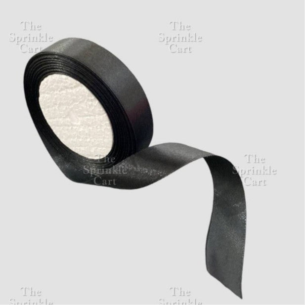 Colored Satin / Glitter Gold Silver Ribbon 23meters