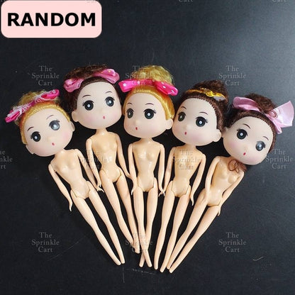 Aluminum Skirt Pan Mold Half Barbe Doll Toy Topper Cake Theme Birthday Party Decoration