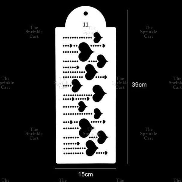 Stencil Cake Border Sugar Sieve Boho Molder Sugarlace Fondant Baking Cake Decoration
