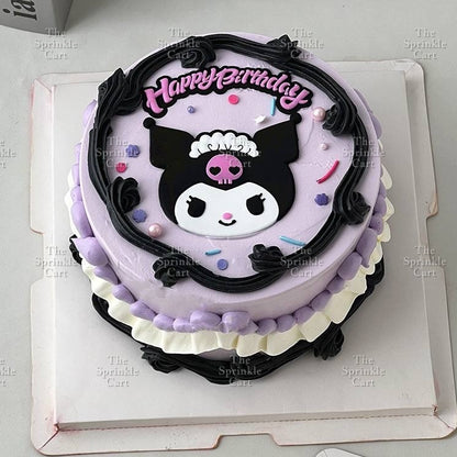 Sanlio Character Toy Cake Topper Souvenir DIY Kulomi Milody Cinnamonrol Decoration TSC