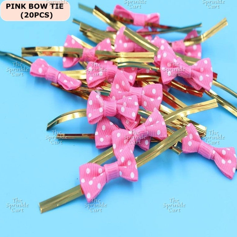 Metallic Twist Wire Bow Tie DIY Packaging