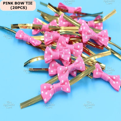 Metallic Twist Wire Bow Tie DIY Packaging