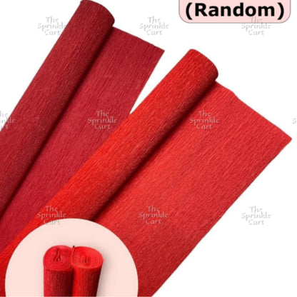 Premium Crepe Paper Rolls Decor DIY Flower Gift Wrapping Wedding Decoration Flower Arts Craft TSC