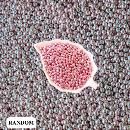 Edible Sprinkle Dragees Luxe Series Metallic Gold Rosegold Matte Pastel 50grams Decoration