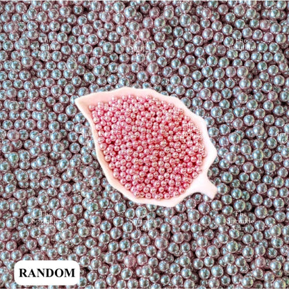 Edible Sprinkle Dragees Luxe Series Metallic Gold Rosegold Matte Pastel 50grams Decoration