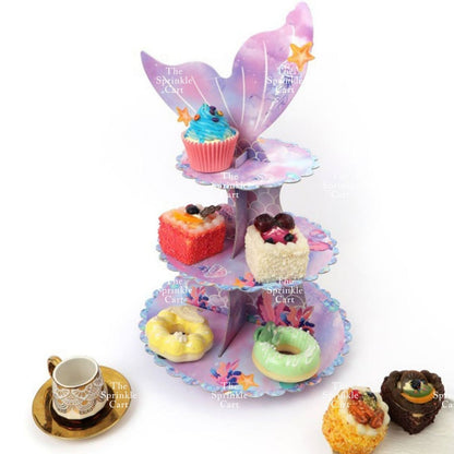 3-Layer Cupcake Stand Cake And Dessert Displays Birthday Party Celebration Themed Cupcake Holder