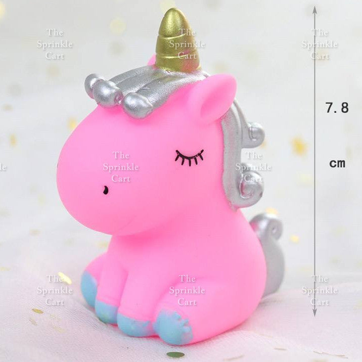Unicorn Themed Cake Topper Birthday Decoration Happy Birthday Unicorn Horn Cupcake Set