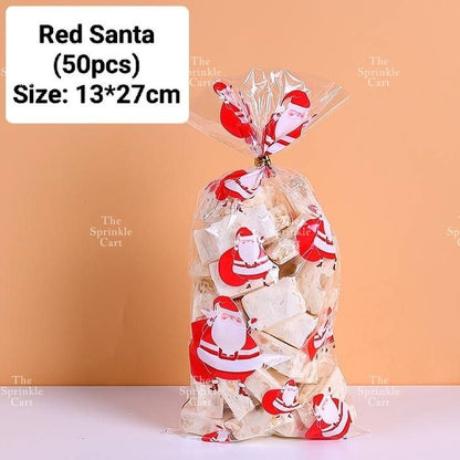 Christmas Theme Resealable OPP and Loot Bag Goodies Packaging TSC