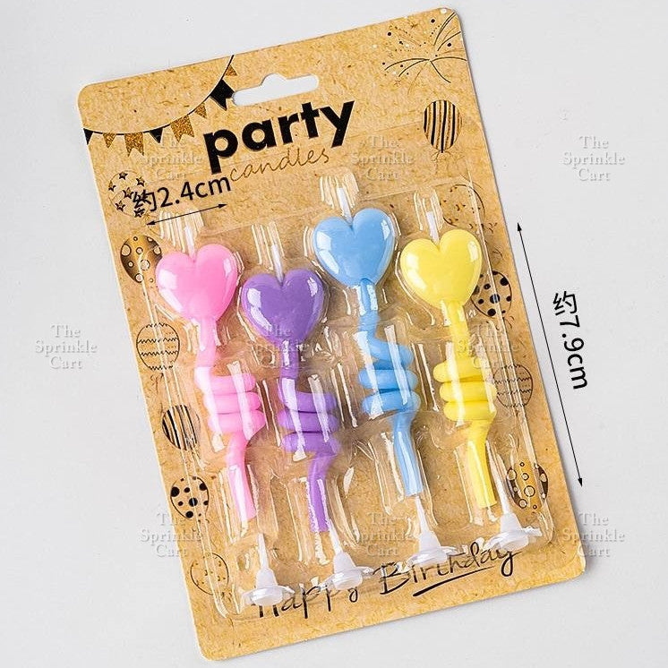 Candle Clipart Cartoon Cute Birthday Party Candle for Kids Cake Decoration Topper