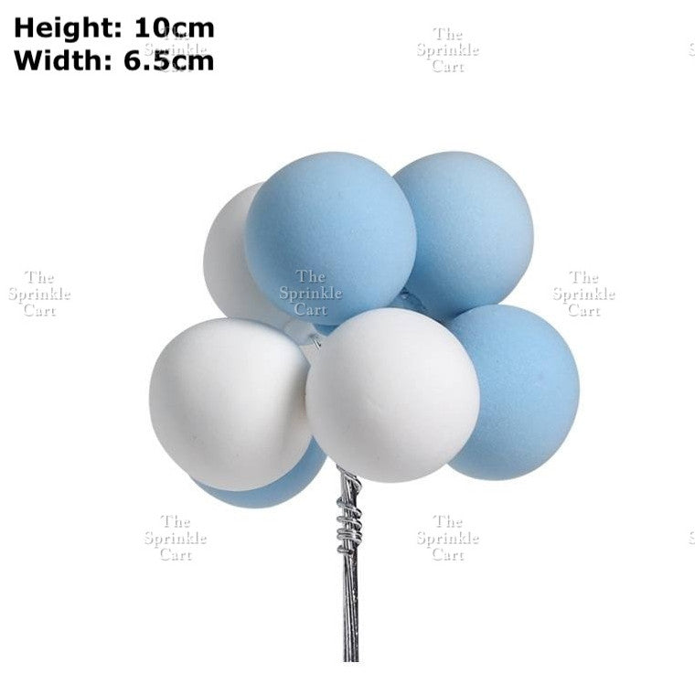 Colorful Metallic Foam Balloon Cake Topper Decoration Birthday Wedding Party Supplies