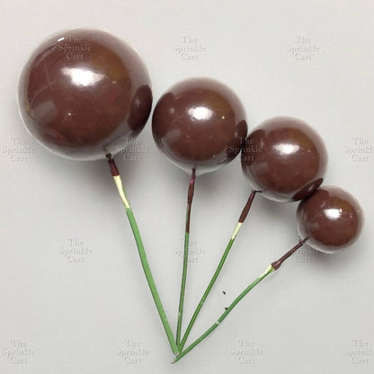 Balls Cake Topper Gold Silver Red Pink Blue Decoration Birthday Party TSC