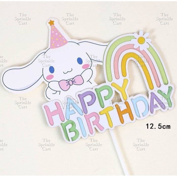 Sanlio Character Toy Cake Topper Souvenir DIY Kulomi Milody Cinnamonrol Decoration TSC
