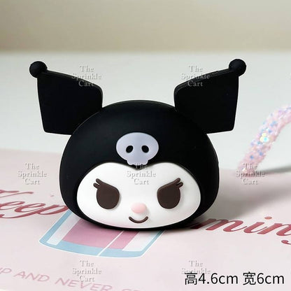 Cute Cartoon Soft Doll Head Cake Decoration for Birthday Party Supplies TSC