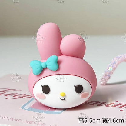 Cute Cartoon Soft Doll Head Cake Decoration for Birthday Party Supplies TSC