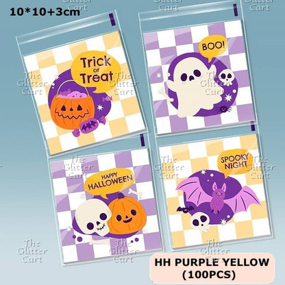 Cookie Packaging OPP Plastic Bag Halloween Christmas Pastry Bag Transparent Cookie Plastic Bag