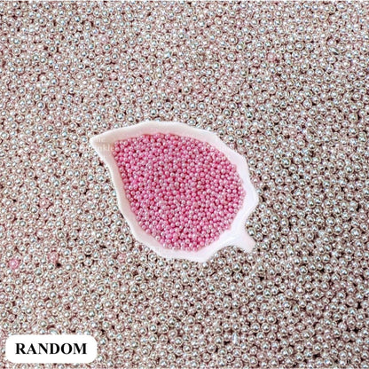 Edible Sprinkle Dragees Luxe Series Metallic Gold Rosegold Matte Pastel 50grams Decoration