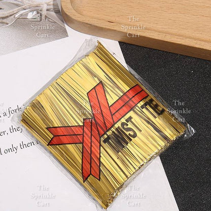 Metallic Twist Wire Bow Tie DIY Packaging