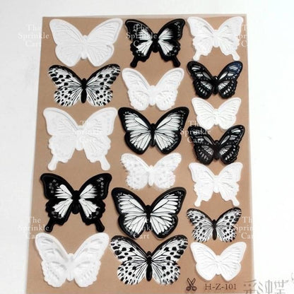 Butterfly cake topper for decoration Girl Fan cake topper