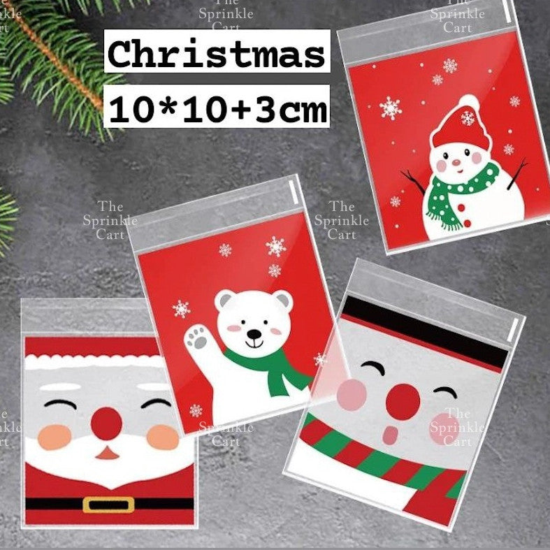 Christmas Theme Resealable OPP and Loot Bag Goodies Packaging TSC
