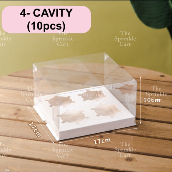 Cupcake Box with holder Brownies Revel Bar Muffin Pastry Packaging TSC