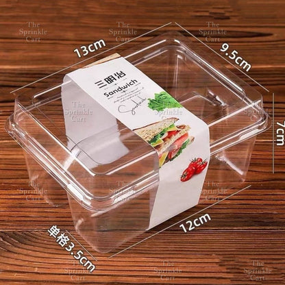 Transparent Dessert Plastic Container Cake Mousse Pudding Fruits Packaging TSC
