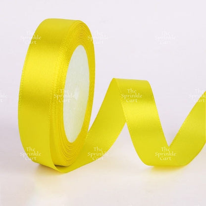 Colored Satin / Glitter Gold Silver Ribbon 23meters