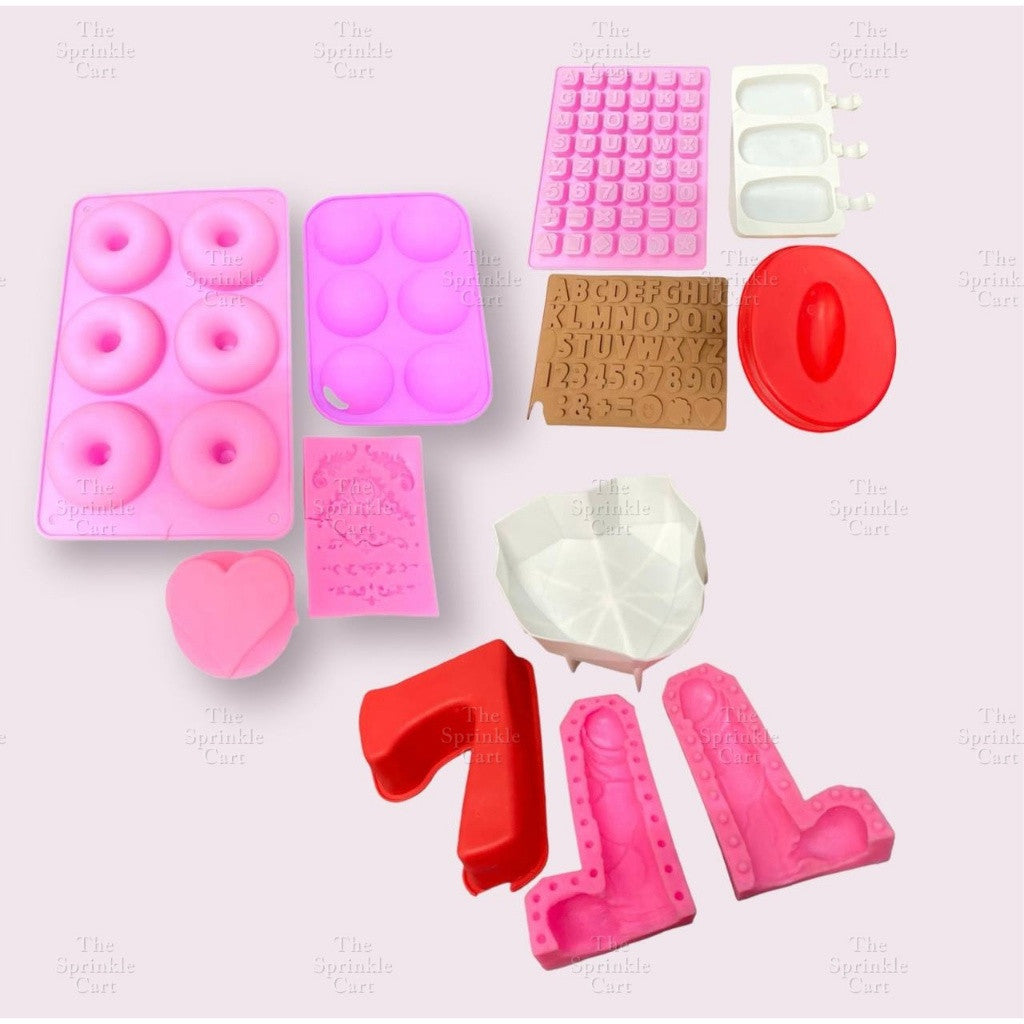 3pcs Random Slightly Damage Molder Fondant Baking Cake Decoration Mould Tools TSC