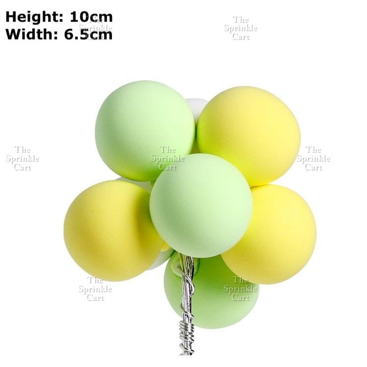 Colorful Metallic Foam Balloon Cake Topper Decoration Birthday Wedding Party Supplies