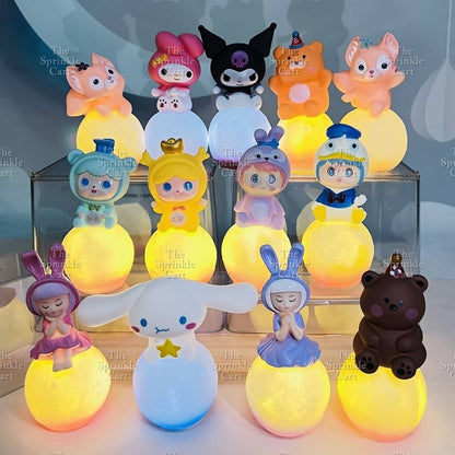 Sanlio Character Toy Cake Topper Souvenir DIY Kulomi Milody Cinnamonrol Decoration TSC