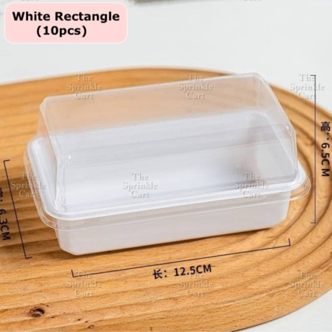 Transparent Sandwich Compartment with Lid Disposable Pastry Box Packaging TSC