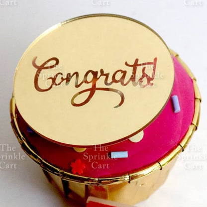 Happy Teachers Day Graduation Cake Topper Congrats Acrylic Embosser TSC