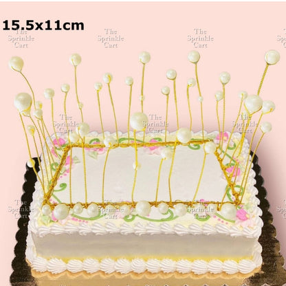 Pearl Crown for DIY Cake Decoration and Head Accessory TSC