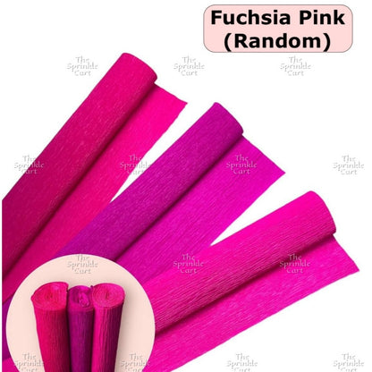 Premium Crepe Paper Rolls Decor DIY Flower Gift Wrapping Wedding Decoration Flower Arts Craft TSC