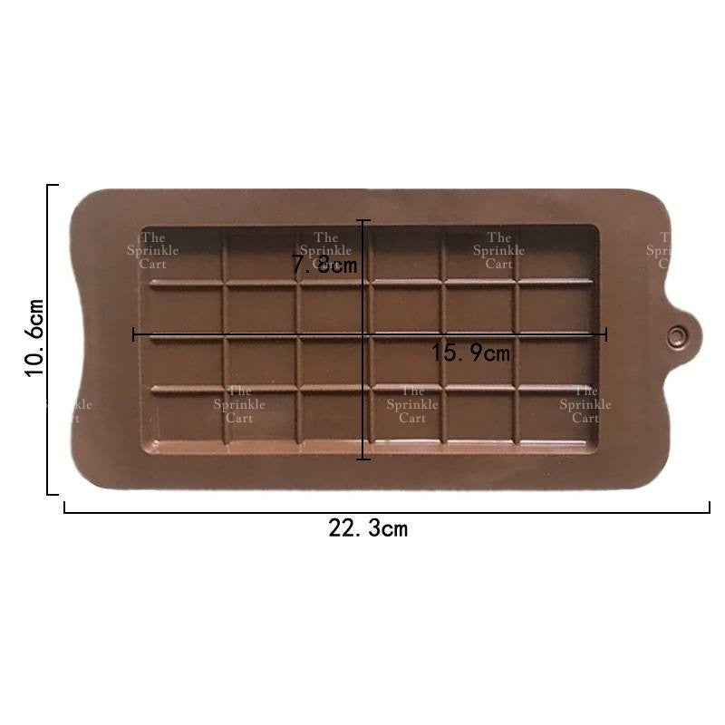 Silicone Chocolate Molder Bar Baking Jelly Resin Crafting Molder Decoration Chocolate Series