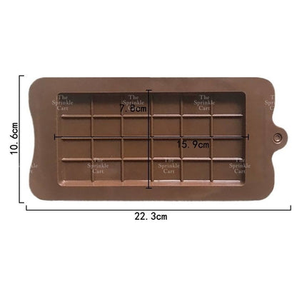 Silicone Chocolate Molder Bar Baking Jelly Resin Crafting Molder Decoration Chocolate Series