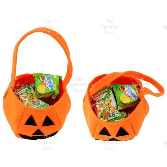 Trick or Treat Goodie Candy Bag and Bucket for Adult Children Halloween Party TSC